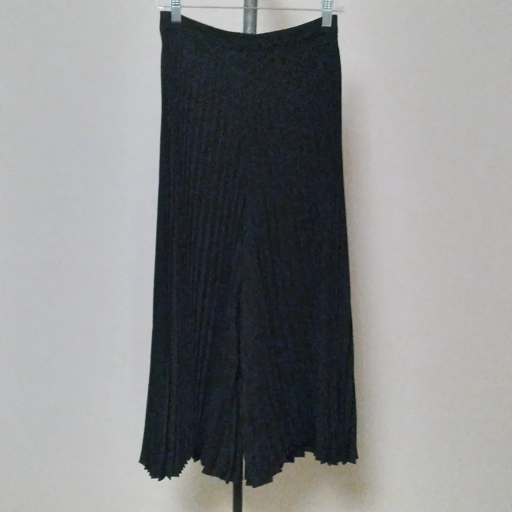 NWT - ZIMMERMANN Black Fanned Pants Wide-leg Cropped Pants, size 4 - Picture 7 of 14